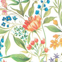 Springtime Flowers Floral Italian Print Paper ~ Carta Fiorentina Italy